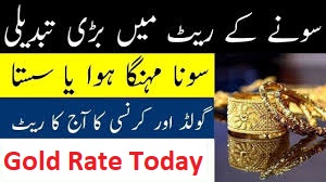 Gold rate in Pakistan Today