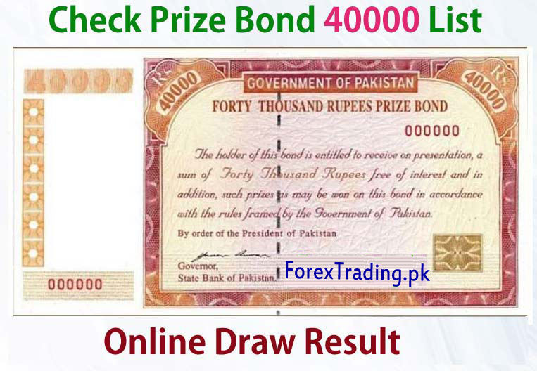40000 Prize Bond List